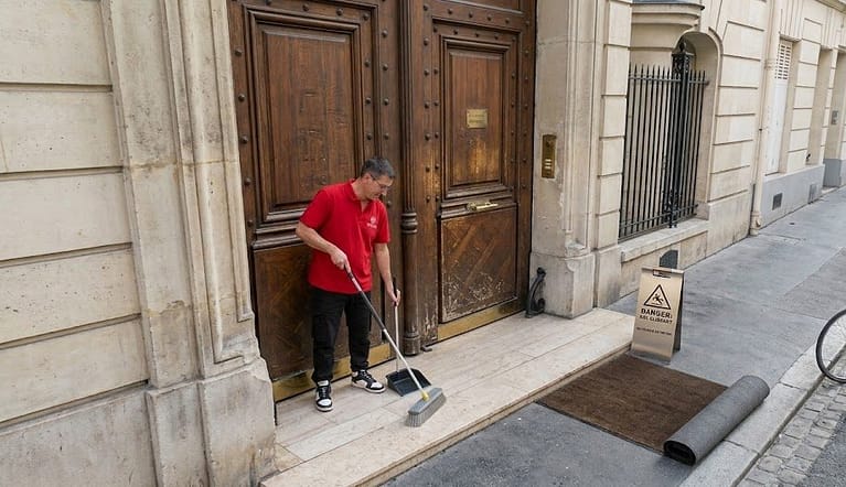 nettoyage de pas de porte à paris nettoyage franco portugais