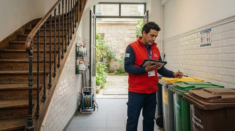 audit de salubrité locaux poubelle nettoyage franco portugais